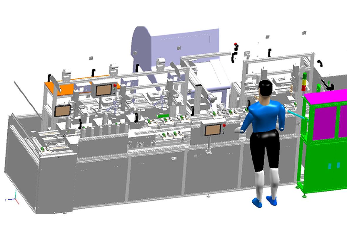 自動(dòng)組裝焊接，固化，測試生產(chǎn)線
